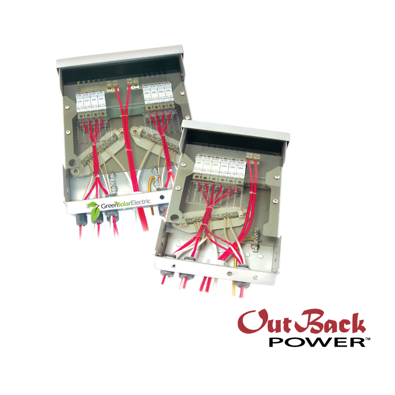 Outback Power, FPV-8 / FPV-12 Combiner box | Green Solar Electric, LLC