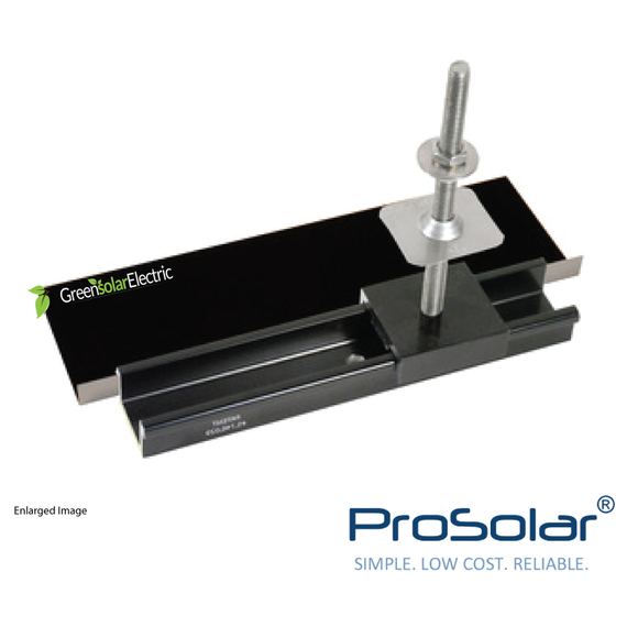 ProSolar, Solar Panel Installation Components, Solar Panel Racking, Solar Panel Mounting Hardware, Flashing, Roof Attachment.