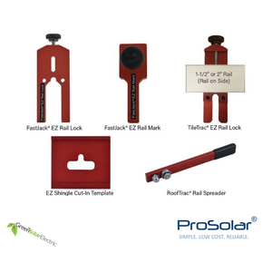ProSolar, Solar Panel Installation Components, Solar Panel Racking, Solar Panel Mounting Hardware, Instalation Tools.